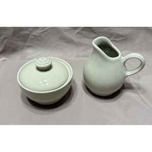 Vintage Pfaltzgraff‎ Cappuccino Sugar Bowl with  Lid and Creamer